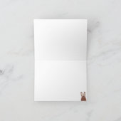 Joli lapin et Oeufs de Pâques Merci de vacances (Intérieur)