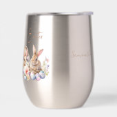 Joli lapin lapin oeufs Joyeux Pâques (Gauche)