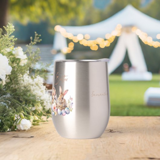 Joli lapin lapin oeufs Joyeux Pâques (Extérieur)