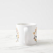 Joli lapins de dessin Mandala Espresso Mug (Dos)