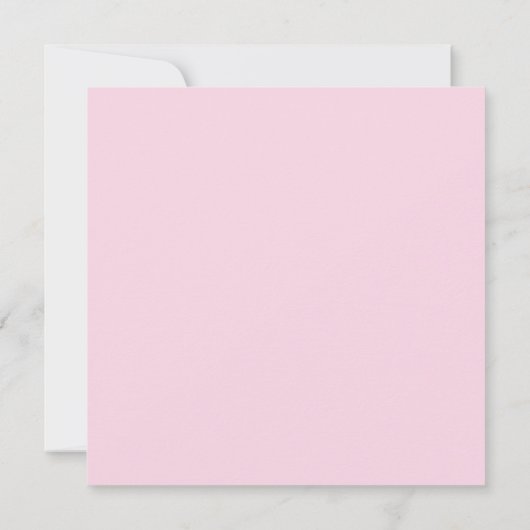 Joli Lily En Aquarelle Rose Peinture Carte Plat (Dos)