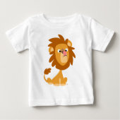 Joli Lion Caricature Silly ! T-shirt bébé (Devant)