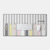 Joli Llamas Retro Coloré Enfants (Clavier et souris)