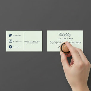 Joli magasin plante, carte de fidélité du jardin.