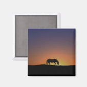 Joli Magnet de Cheval du Sud-Ouest (Recto/Verso)