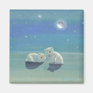 Joli Magnet d'Ours Polaire