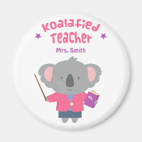 Joli Magnet Enseignant Koala Humour de Calembour M