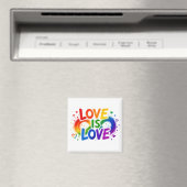 Joli Magnet Frigo Fierté LGBTQ (In Situ (Lave-vaisselle))