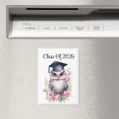 Joli Magnet Rectangulaire Chouette de Remise des D (In Situ (Lave-vaisselle))