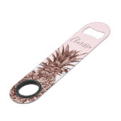 Joli marbre rose élégant de blanc d'ananas d'or (Dos Angle)