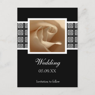Joli Mariage Rose Enregistrer La Date Faire-part P
