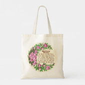 Joli Mariage Rose Vows sacs fourre-tout (Dos)