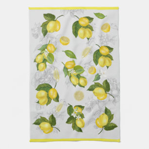 Joli mediteranean Lemon serviette de cuisine