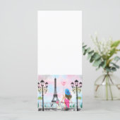 Joli Menu à Paris avec Tour Eiffel (Debout devant)