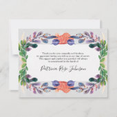 Joli Merci funéraire floral (Devant)