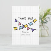 Joli Merci les enfants ligne de fond avec des fani (Debout devant)