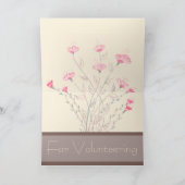 Joli Merci Pour Le Bénévolat (Intérieur)