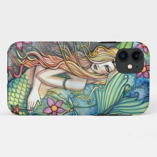 Joli Mermaid iPhone 5 Coque (Dos (Horizontal))