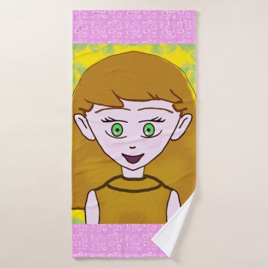 Joli Merry Rose (Serviette de bain)