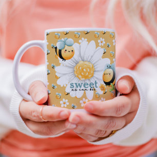Joli Miel Abeille Motif Mug personnalisé