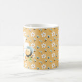 Joli Miel Abeille Motif Mug personnalisé (Centre)