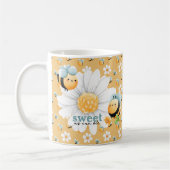 Joli Miel Abeille Motif Mug personnalisé (Gauche)