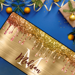 Joli moderne Parties scintillant en or Faux Drives