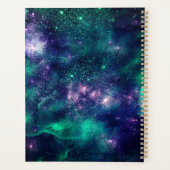 Joli monogramme de fausse brillance vert violet fo (Dos)