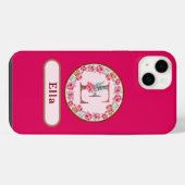 Joli Monogramme E Floral (Verso Horizontal)