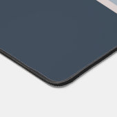 Joli Monogramme Initiales Simple Moderne Bleu (Coin)