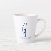 Joli Monogramme Nouveau grand-mère Photo Mug (Droite)
