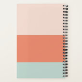 Joli Monogramme rose Fleurs Carnet Motif (Verso)