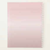 Joli monogramme rose personnalisable & écriture de (Dos)