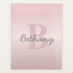 Joli Monogramme rose personnalisable et votre nom