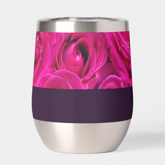 Joli monogramme rose roses (Arrière)