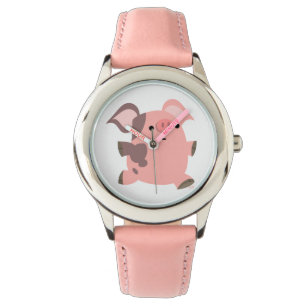 Joli Montre De Cochon De Cartoon Sportif