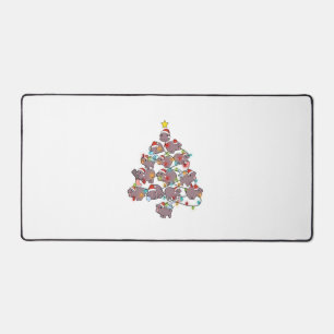 Joli Moo Deng sapin de Noël Funny bébé Pygmée Hipp