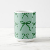 Joli motif arc vert élégant Mug (Centre)