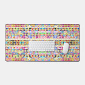 Joli motif aztèque tribal coloré (Clavier et souris)