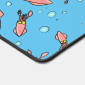 Joli motif caricature de calmar rose (Coin)