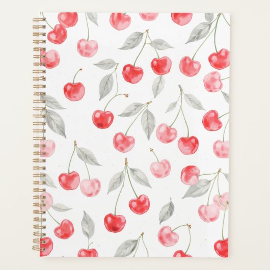 Joli Motif de cerise d'aquarelle (Devant)