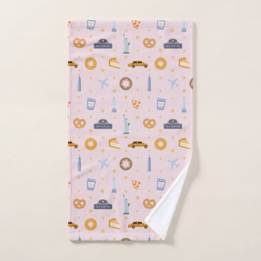 Joli motif de New York (Serviette à main)