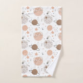 Joli Motif Doodle Planet (Serviette à main)