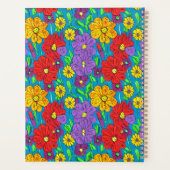 Joli motif floral coloré Monogramme (Dos)