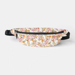 Joli motif floral mignon Jaune Orange Personnalisé