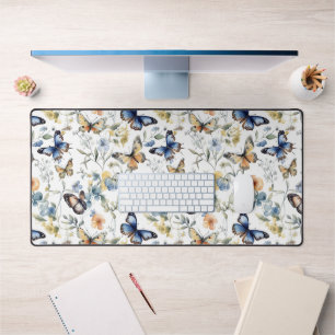 Joli motif floral papillon à l'aquarelle