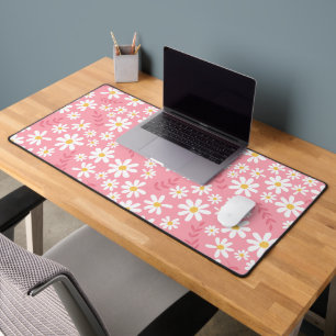 Joli motif floral sans couture de marguerite rose