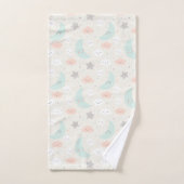 Joli Motif Pastel Sky souriant (Serviette à main)