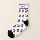 Joli Motif Rudolph Nom personnalisé Noël (Gauche - extérieur)
