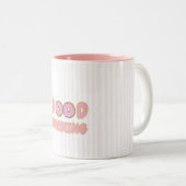 Joli Mug Café Matin Deux Tons Donut (Devant droit)